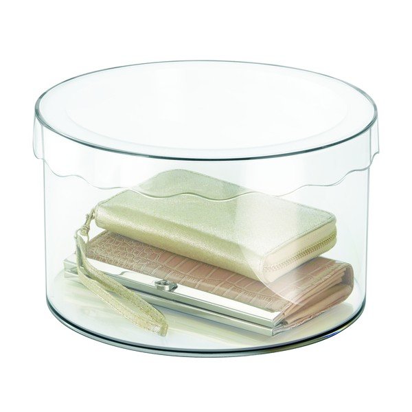 Cutie depozitare iDesign Clarity, ⌀ 25,5 cm-image-1