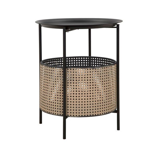 Măsuță auxiliară rotundă din metal ø 40 cm Osaka – Mauro Ferretti