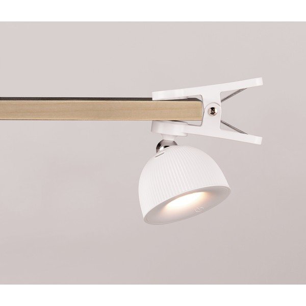 Veioză albă LED cu intensitate reglabilă/cu clemă (înălțime 41 cm) Maxima – Trio-image-1