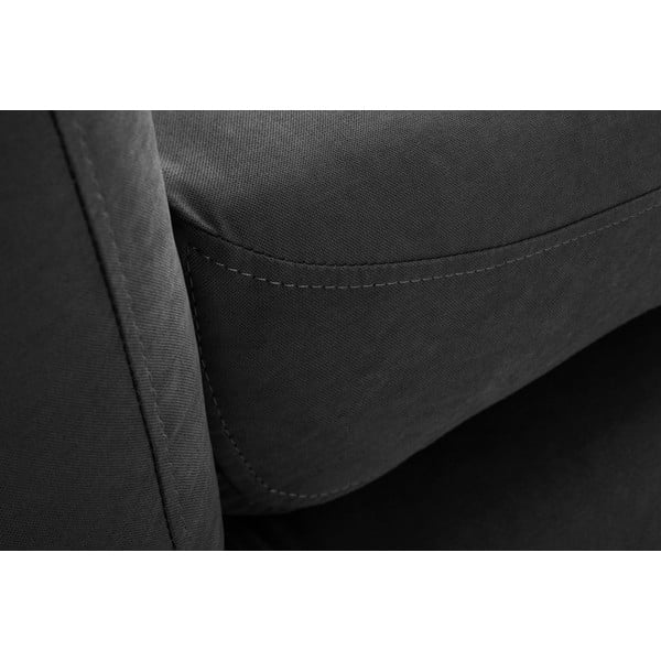 Fotoliu Scandi by Stella Cadente Maison, negru-image-2