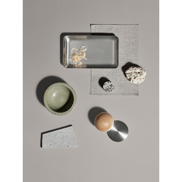 Suport pentru farfurie Blomus, 46 x 35 cm, gri deschis-image-3