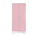 Dulap roz deschis din metal cu încuietoare 80x185x50 cm Cambridge – Yes Everyday