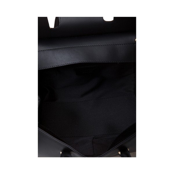 Geantă din piele Markese Sulio, negru-image-2
