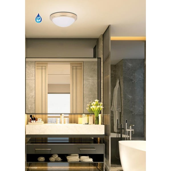 Plafonieră aurie cu abajur din sticlă ø 28 cm Roda – Candellux Lighting-image-1