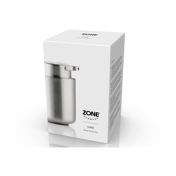 Dozator de săpun lichid argintiu mat din oțel inoxidabil 250 ml Ume Steel – Zone-image-4