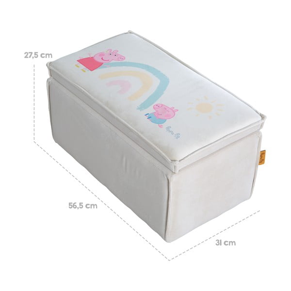 Bancă de copii albă Peppa Pig – Roba-image-4