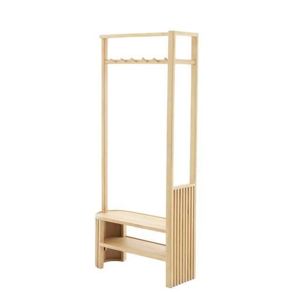 Set pentru hol în culoare naturală din lemn de mango 85x180x30 cm Gaios – Light & Living-image-1