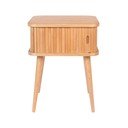 Noptieră în culoare naturală cu aspect de lemn de stejar Barbier – Zuiver