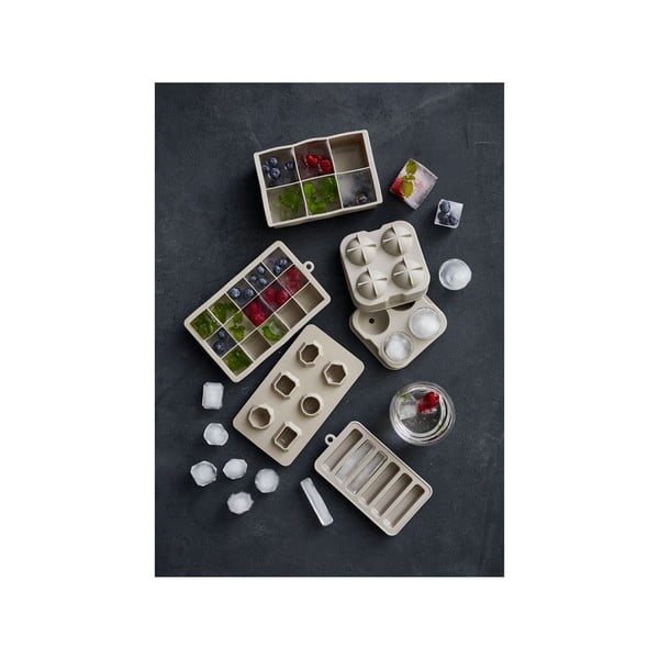 Set 2 forme din silicon pentru gheață Bitz, gri-image-2