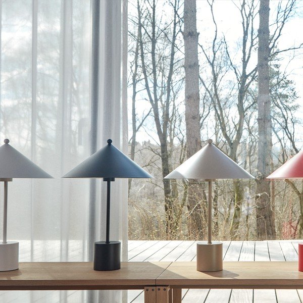 Veioză roșie din metal (înălțime 50 cm) Kasa – OYOY Living Design-image-3