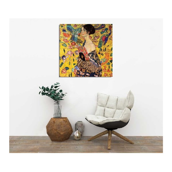 Reproducere tablou pe pânză Gustav Klimt , 45 x 45 cm-image-1