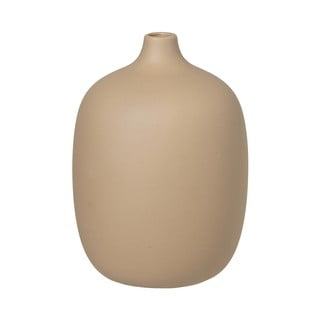 Vază din ceramică Blomus Ceola, înălțime 18,5 cm, bej