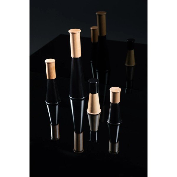 Recipient pentru sare și piper negru/în culoare naturală din ceramică Gurken – Sagaform-image-1
