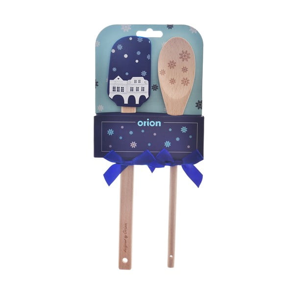 Set de ustensile de bucătărie 2 buc. din lemn – Orion-image-1