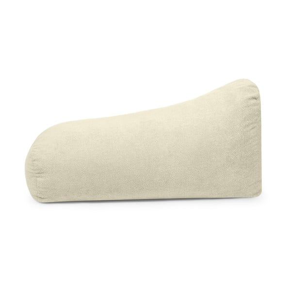 Fotoliu bean bag maro cu tapițerie din țesătură bouclé Snug Long 140 – SLOWDOWN-image-2