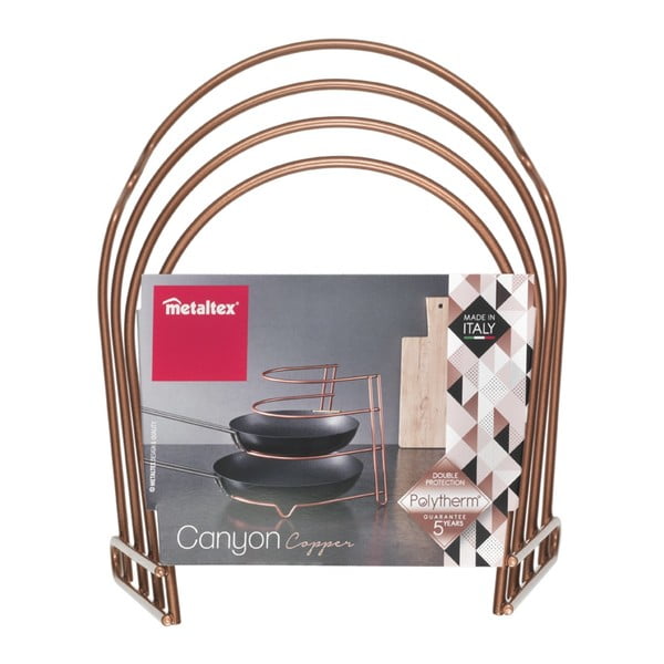 Suport pentru tigăi Metaltex, arămiu-image-4