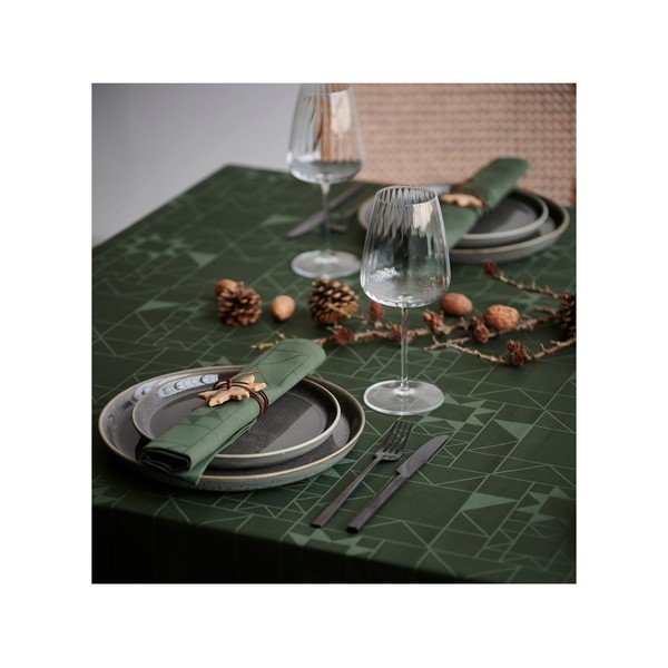 Față de masă din damasc 140x320 cm Star Damask – Södahl-image-2