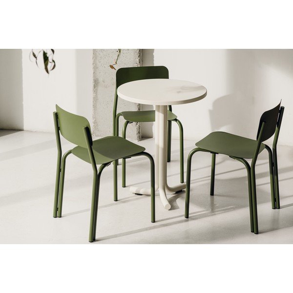 Masă  de grădină rotundă din metal ø 59 cm Nokk – noo.ma-image-3