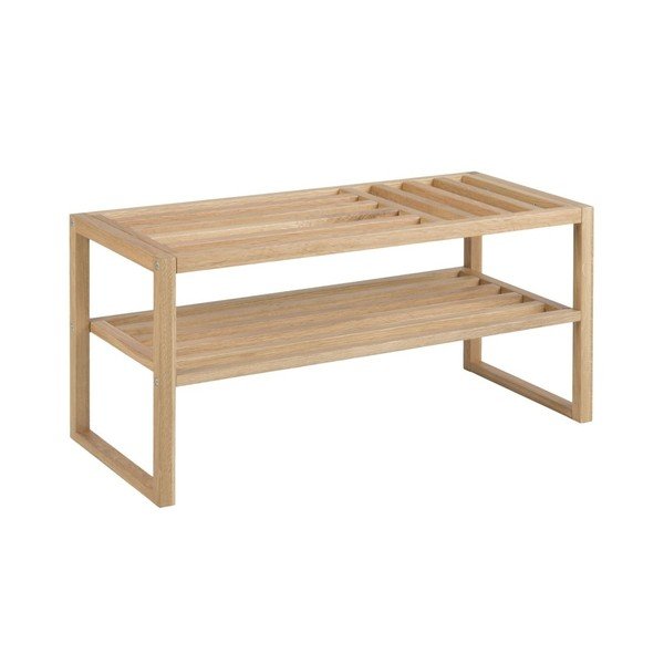 Bancă din lemn de stejar Actona Cavan, lungime 90 cm-image-2
