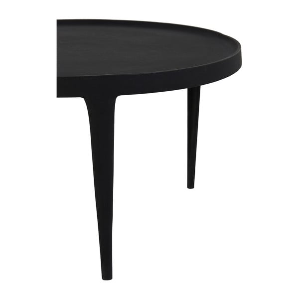 Măsuțe de cafea negre 2 buc. rotunde ø 75 cm Tobias – Light & Living-image-4