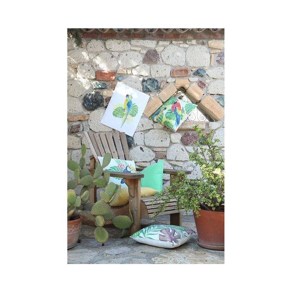 Față de pernă Mike & Co. NEW YORK Monstera Heaven, 43 x 43 cm, verde-image-2