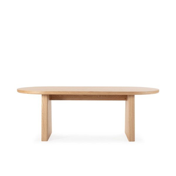 Masă de dining cu aspect de lemn de frasin 100x200 cm Blair – MOME-image-3