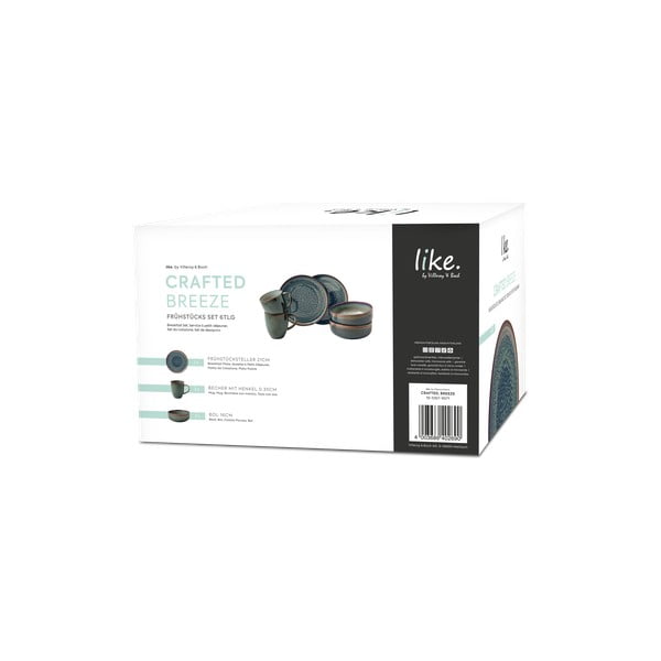 Serviciu de masă 6 buc. din porțelan Crafted Breeze – like | Villeroy & Boch-image-2