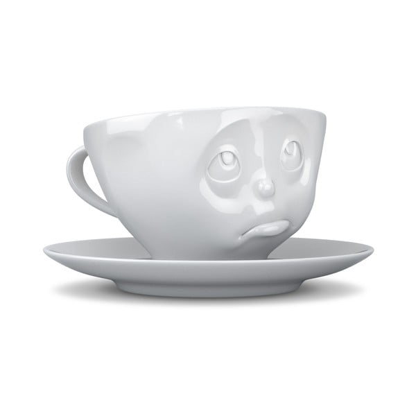 Ceașcă din porțelan pentru cafea 58products Oh please, 200 ml, alb-image-2