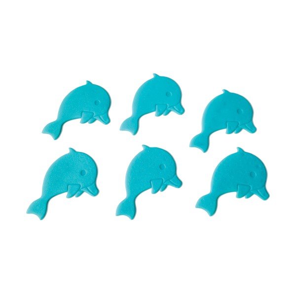 Covoraș antiderapant pentru copii pentru cadă 12x8 cm Dauphins – Spirella