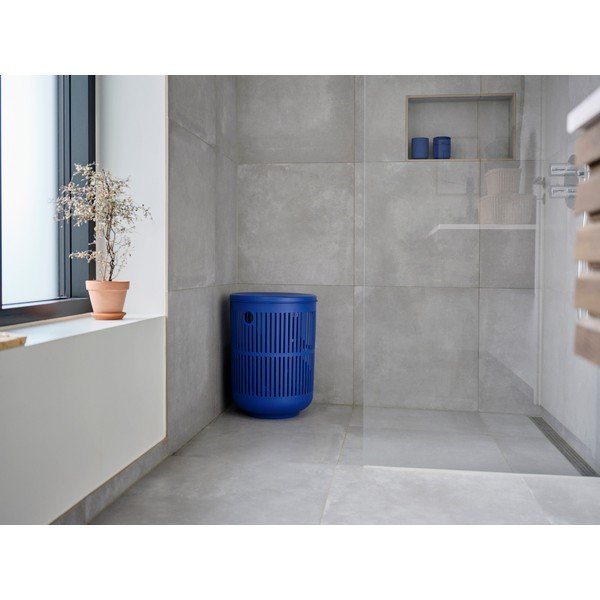 Coș de rufe albastru din plastic 60 l Ume – Zone-image-1