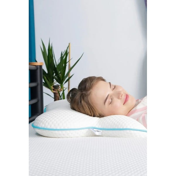 Pernă anatomică cu umplutură de spumă cu memorie 46x55 cm – Mila Home-image-1