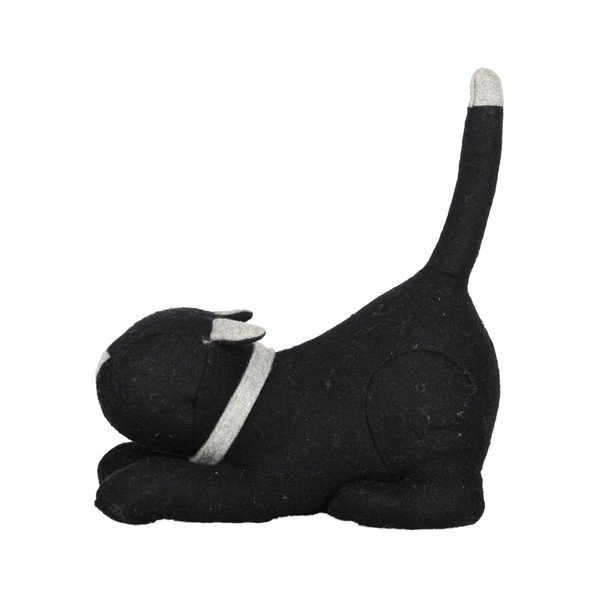 Opritor ușă Esschert Design Cat, negru-image-1