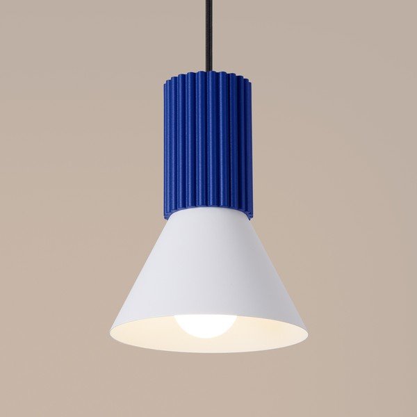 Lustră albastră din metal ø 14 cm Niru – Sollux-image-2