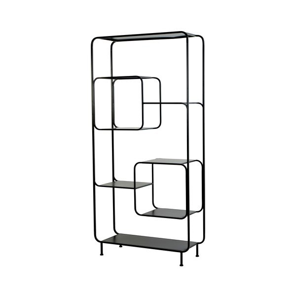 Bibliotecă neagră din metal 100x206 cm Winston – Light & Living-image-2