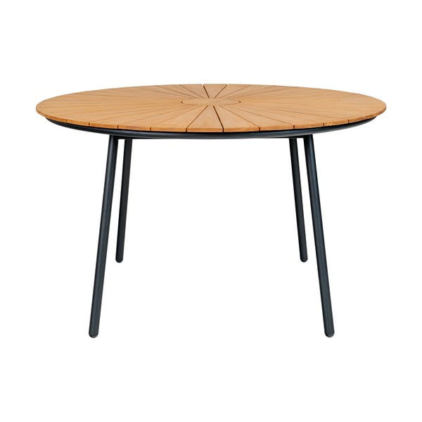 Masă de dining rotundă din lemn de tec ø 130 cm Cleveland – House Nordic