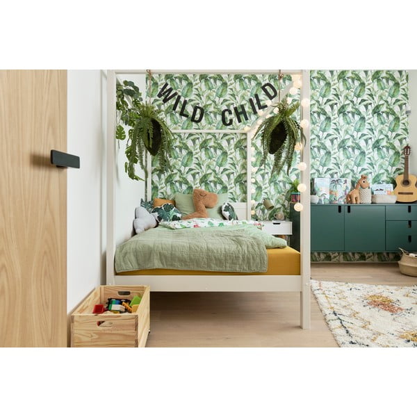 Pat pentru copii  alb 140x200 cm PINO CANOPY – Vipack-image-3