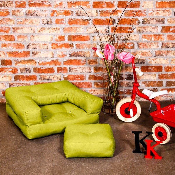 Fotoliu pentru copii Karup Baby Cube Pistachio-image-1