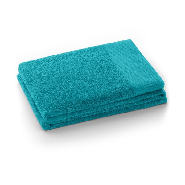 Prosop turcoaz din bumbac din frotir 50x100 cm Amari – Restilo