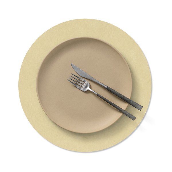 Suport pentru farfurii din piele ecologică ø 30 cm Circle M Nupo – LIND DNA-image-1