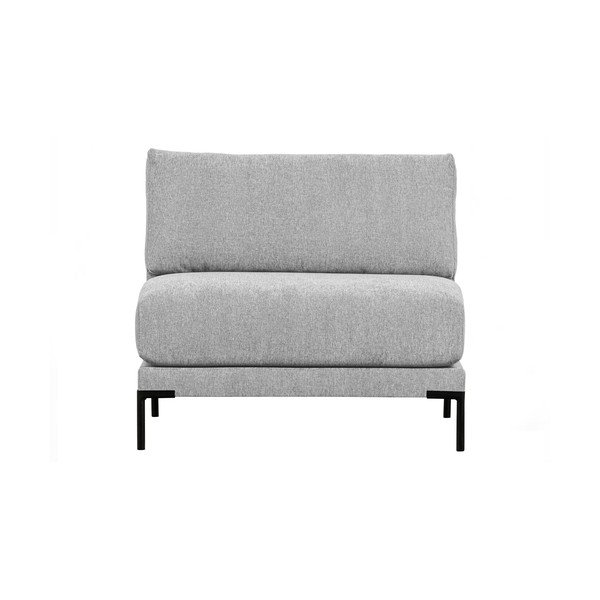 Modul pentru canapea gri deschis (de mijloc) Couple – WOOOD-image-1
