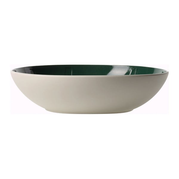 Bol din porțelan Villeroy & Boch Leaf, ⌀ 26 cm, alb-verde-image-2