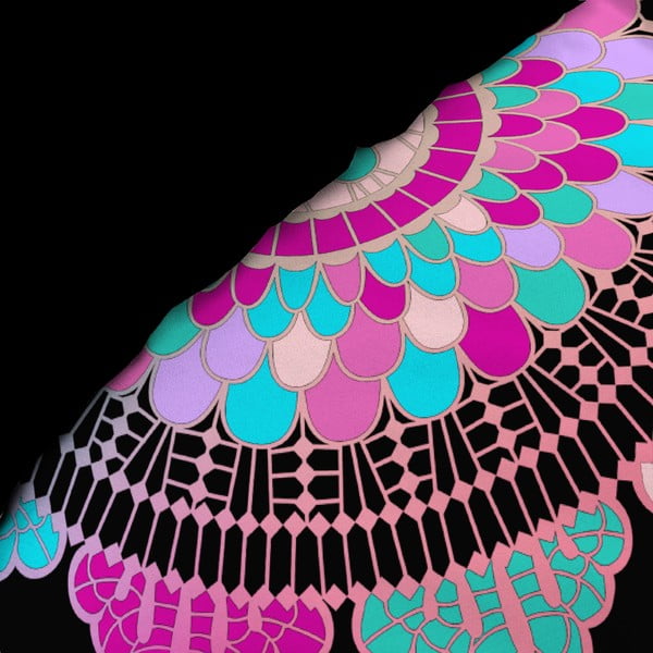 Lenjerie de pat neagră din bumbac pentru pat de o persoană 140x200 cm Porte Bonheur – douceur d'intérieur-image-4