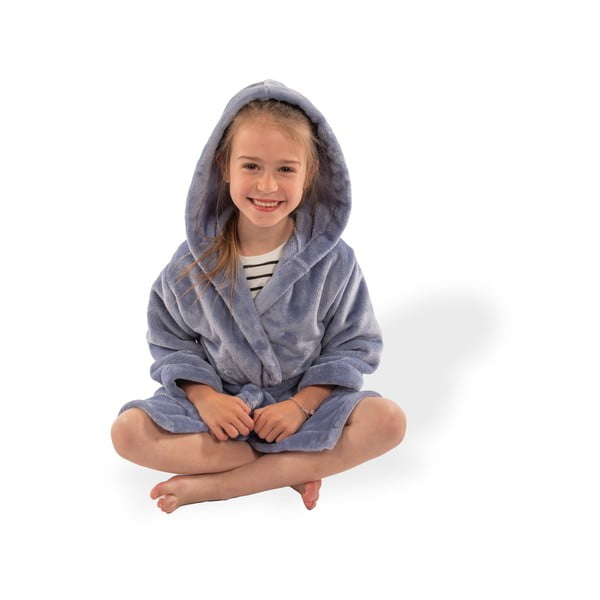 Halat pentru copii albastru din micropluș/cocolino Delux – Tiseco Home Studio-image-3