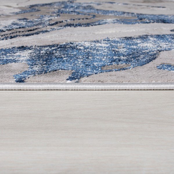 Covor albastru/gri 80x150 cm Marbled – Flair Rugs-image-2