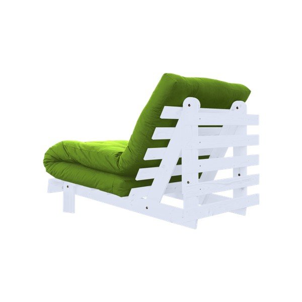 Fotoliu extensibil Karup Roots White/Lime-image-3