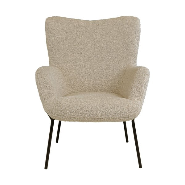 Fotoliu bej cu tapițerie din blană artificială Glasgow – Bonami Essentials-image-2