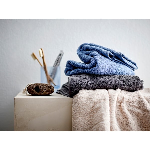 Prosop gri închis din bumbac din frotir 50x100 cm Line – Södahl-image-4