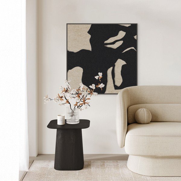 Tablou cu ramă/acustic 3D 102x102 cm Silent Shadow 1 – Malerifabrikken-image-1