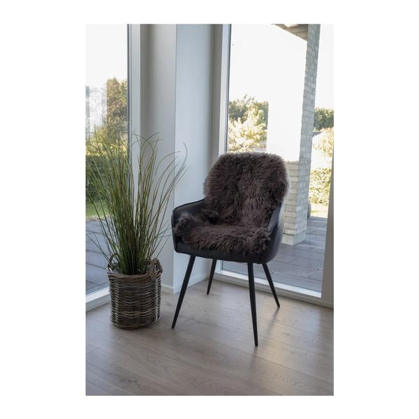 Blană de oaie House Nordic, maro închis-image-1