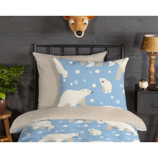 Lenjerie de pat pentru copii din flanelă  140x200 cm – Good Morning-image-2